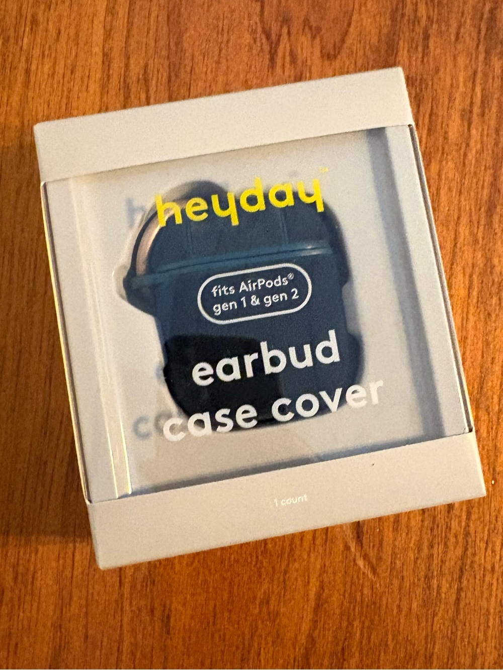 Heyday AirPods Gen1  & Gen2 Earbud Case Crushed Velvet Cover teal Blue New